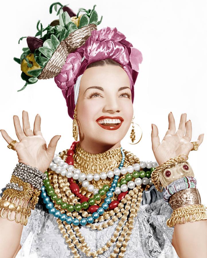 Carmen Miranda in color